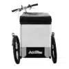vélo cargo triporteur_Vue de face avec pendulaire