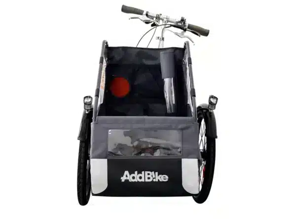 vélo pour chien_Vue de face avec pendulaire