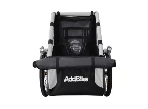 Vélo transport enfant_Vue de face module seul ouvert