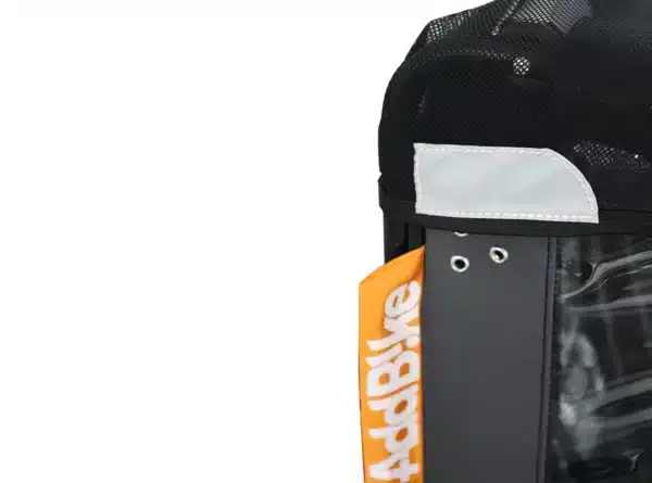 Vélo transport enfant_Zoom système de ventilation latérale