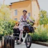 vélo cargo électrique_maman et ses enfants