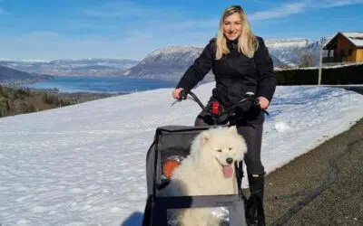 Biking with dog (but not only): follow Laurie and her pets’ life!