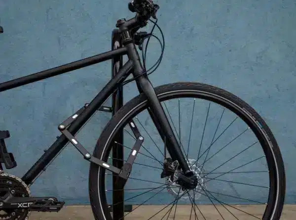 ABUS_Antivol pliable vélo 6000/90 sur velo déplié avant