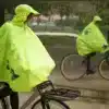 Cape de pluie vélo adulte jaune pour le quotidien