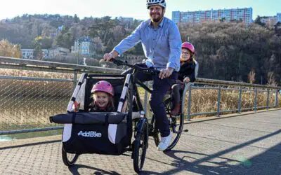 AddBike+: bicycle cargo trailer that adapts to your daily needs