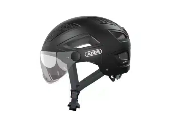 ABUS_Casque velo HYBAN 2.0 ACE noir mat côté