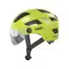 ABUS_Casque velo HYBAN 2.0 ACE jaune côté