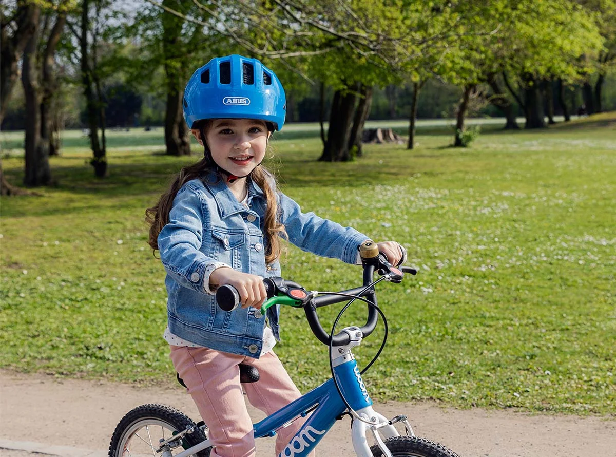 ABUS_ Blue kid bike helmet