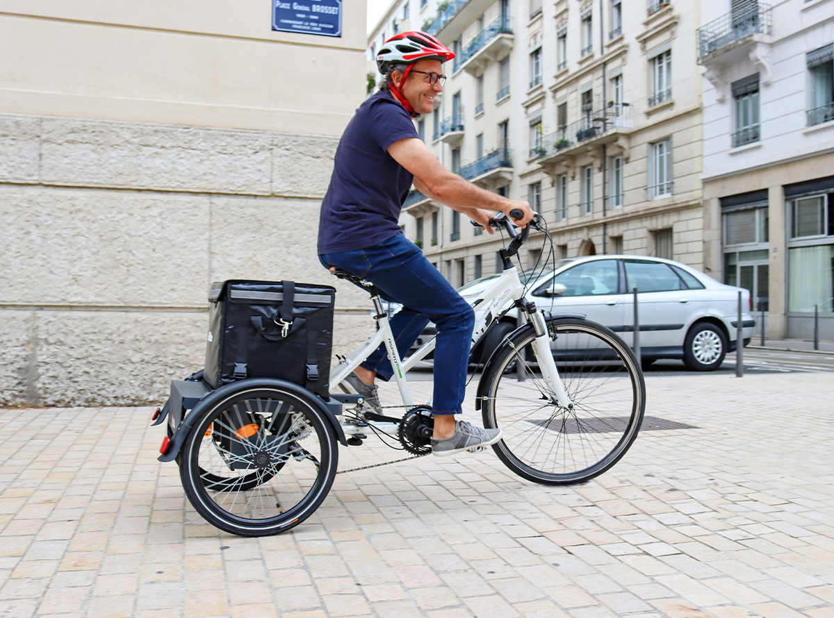Dreirad für Erwachsene: Lastentransport