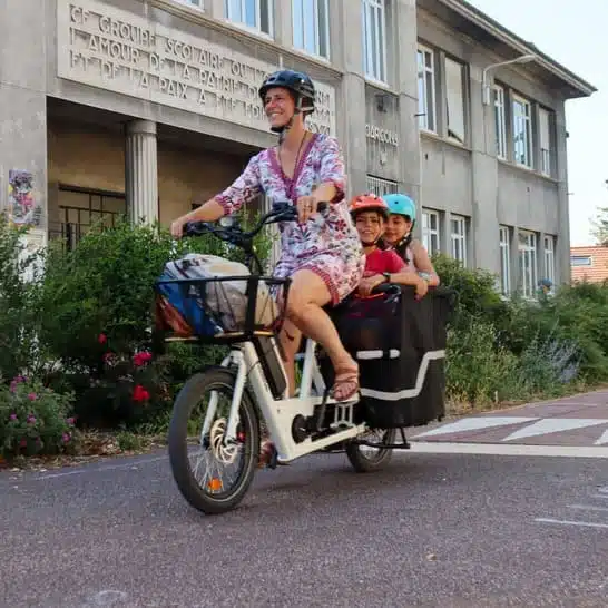 Bike carry kids with a U-Cargo
