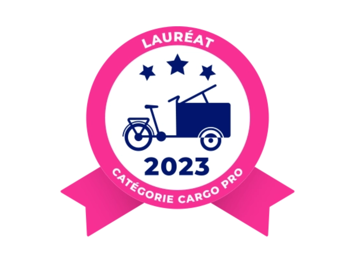 Logo vélo cargo professionnel de l'année