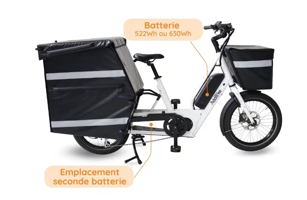 Vélo électrique utilitaire pour les professionels