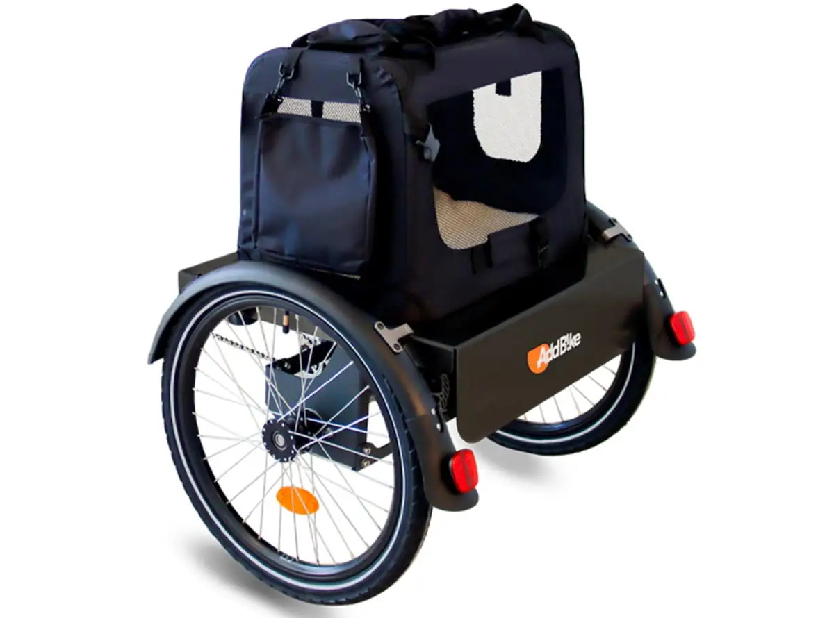 B-Back_Module pour transport animal sur un tricycle électrique
