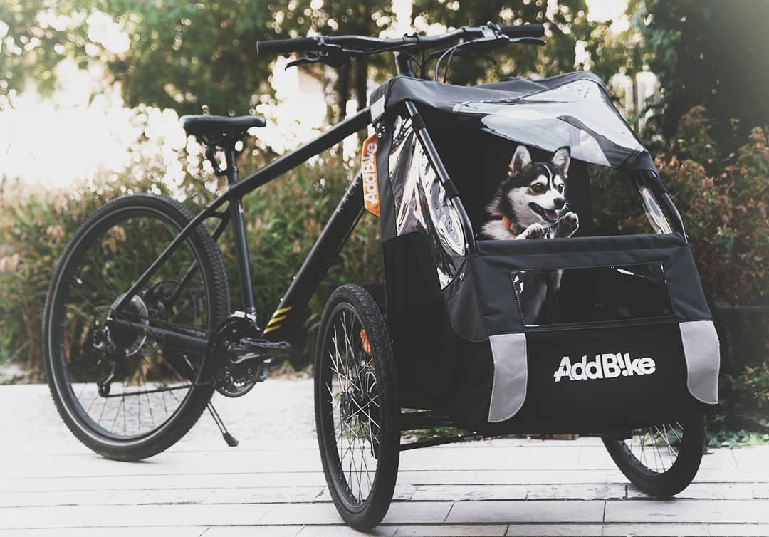 Hundetransport Fahrrad vorne Oulanka im Dog Kit