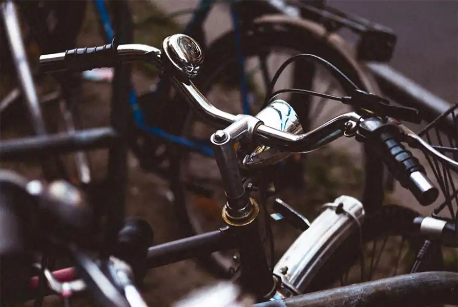 Cycling rules: bike bells on a urban bike