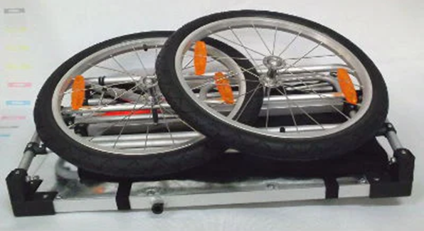Une remorque vélo charge 100 kg : une remorque pliable