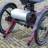 Tricycle électrique_Roues anti-basculement à l'arrière