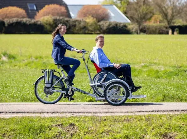 Vélo pour fauteuil roulant_Déplacements quotidiens