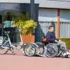 Vélo pour fauteuil roulant_Facile à utiliser