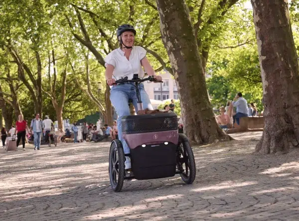 Tricycle adulte électrique_Stable et facile à utiliser