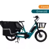 Vélo cargo transport_U-Cargo Family Emerald