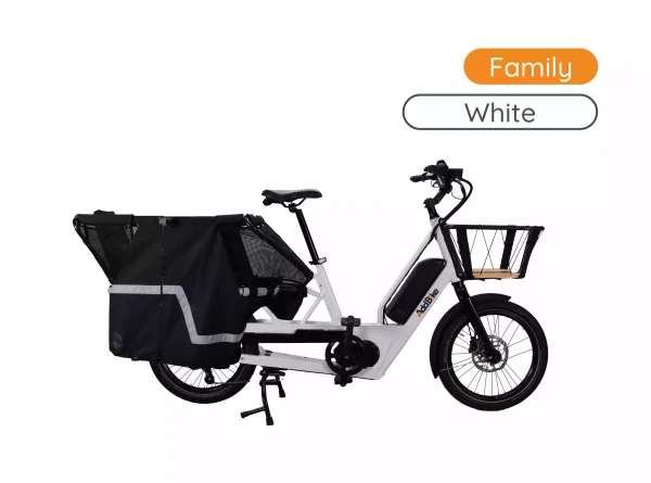 Vélo longtail_U-Cargo Family White